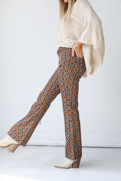 Corduroy Flare Pants side view