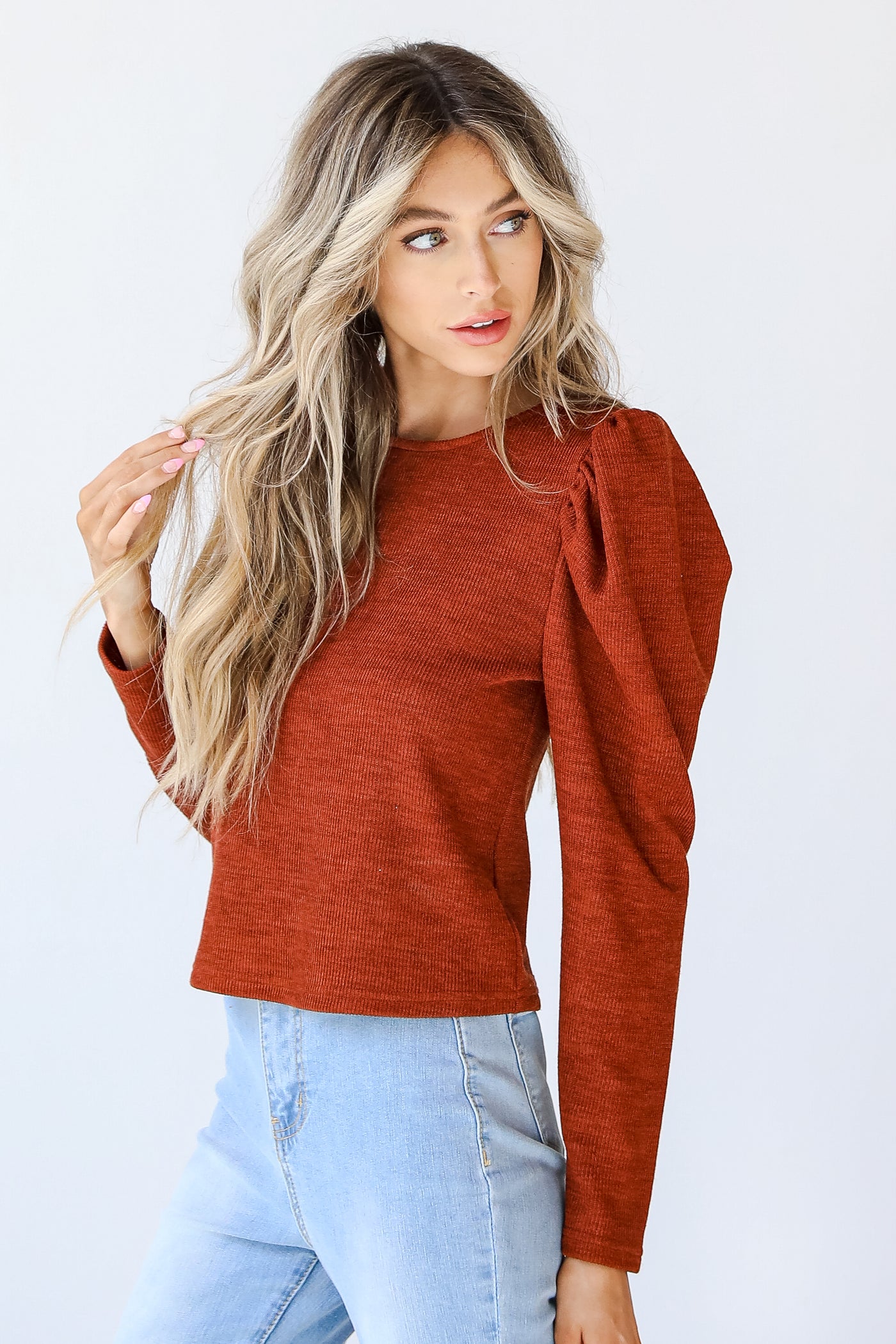 Knit Top side view