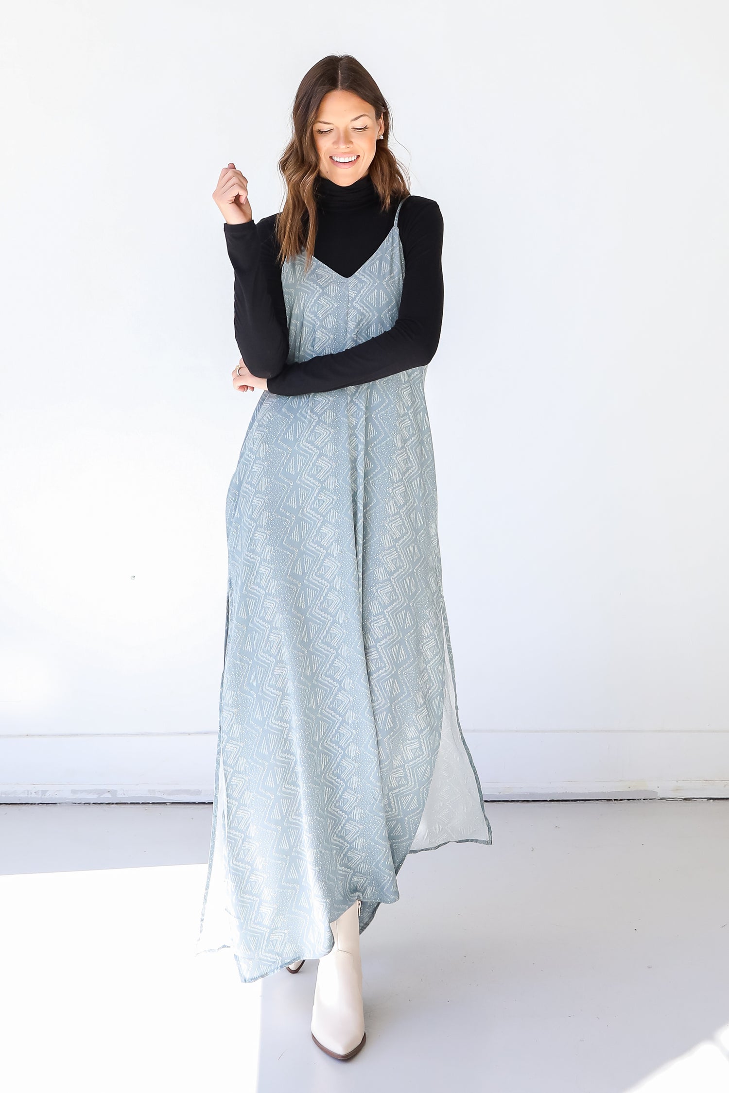 Maxi Dress Front View on model
