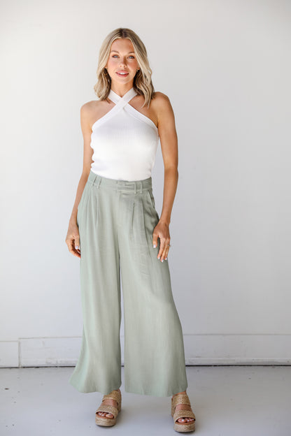 Linen Pants on dress up model