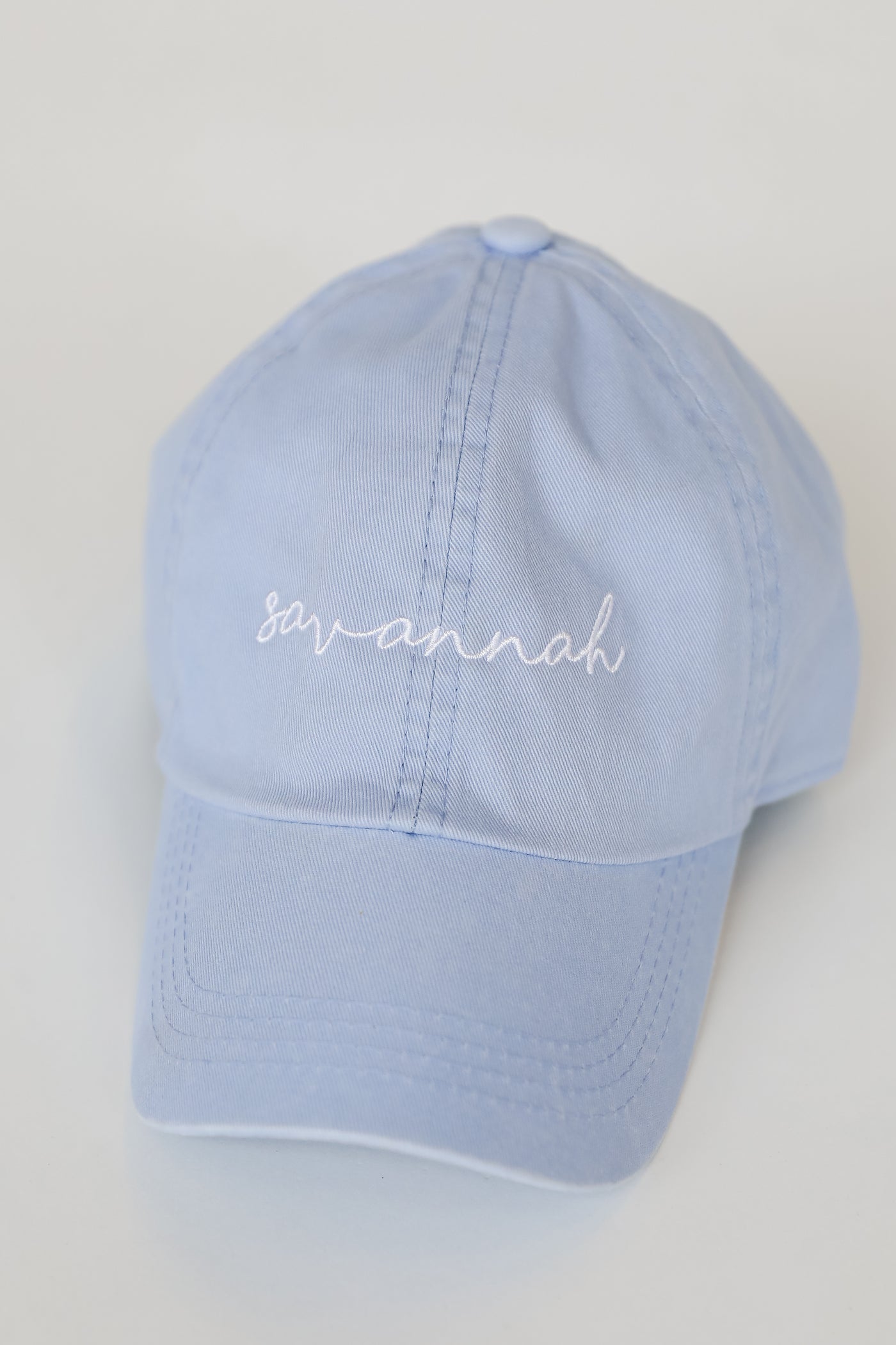 Savannah Embroidered Hat in blue