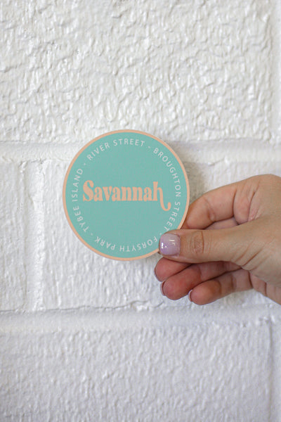 Savannah City Sticker