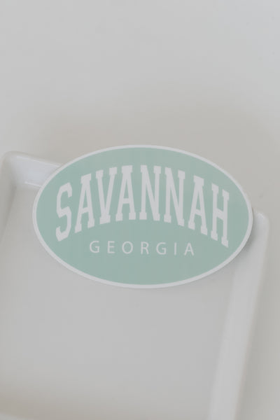 Round Savannah Georgia Sticker from dress up