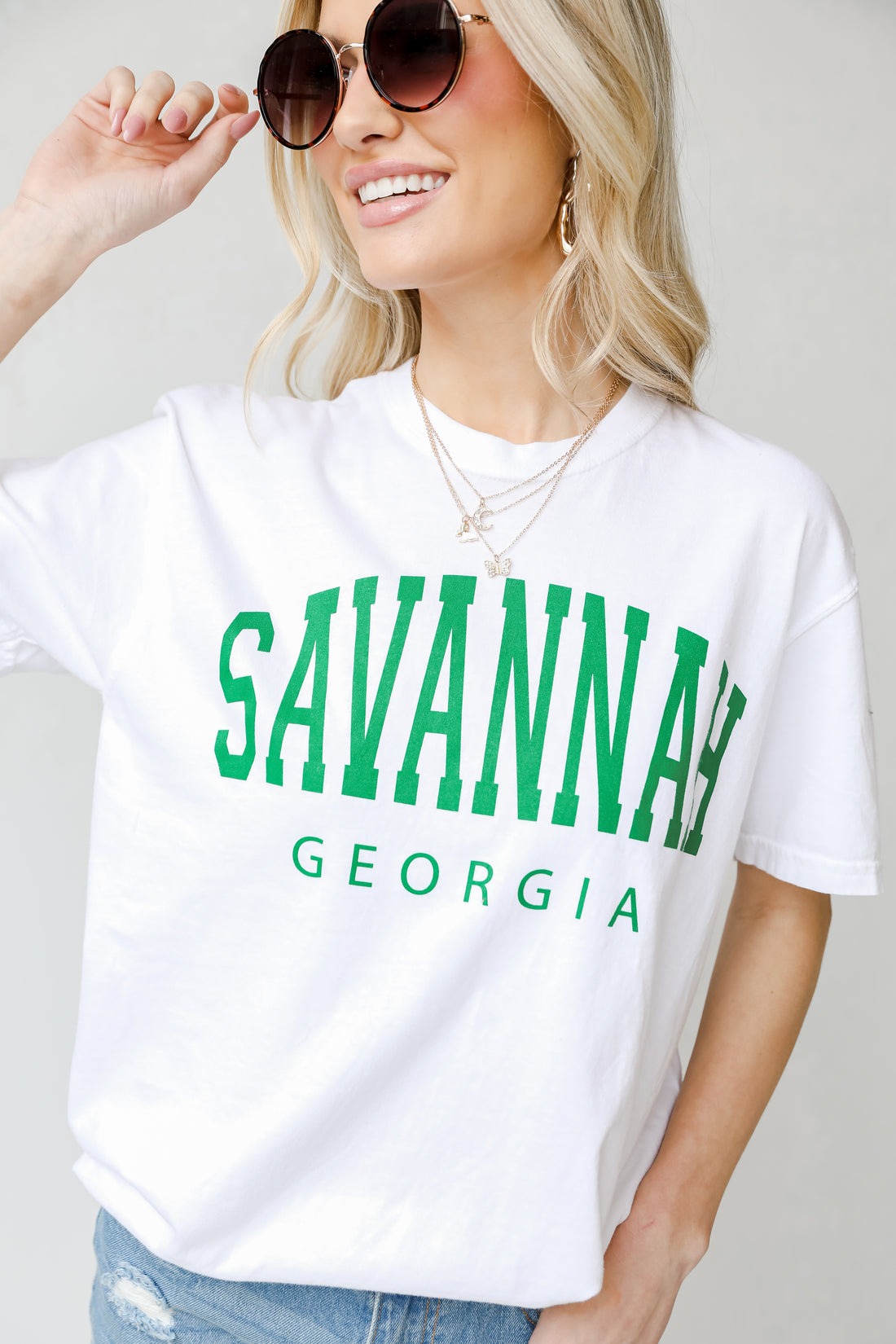 White Savannah Georgia Tee from dress up