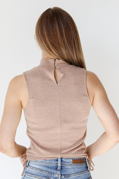 taupe tank back view