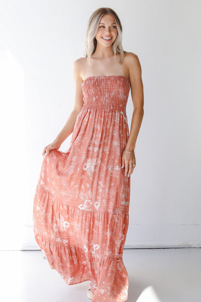 Strapless Maxi Dress from dress up