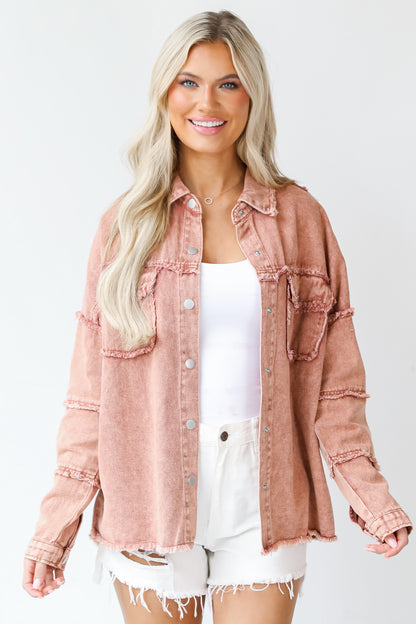 smiley face Denim Jacket