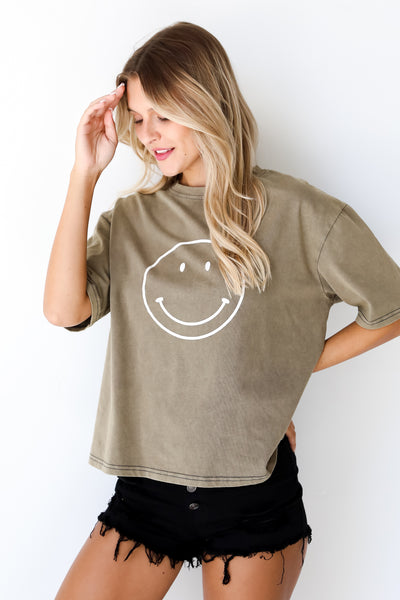 Smiley Face Tee front view