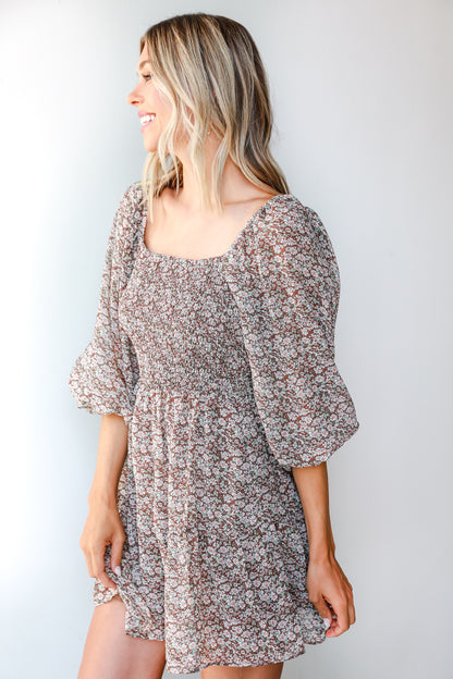 Floral Mini Dress side view