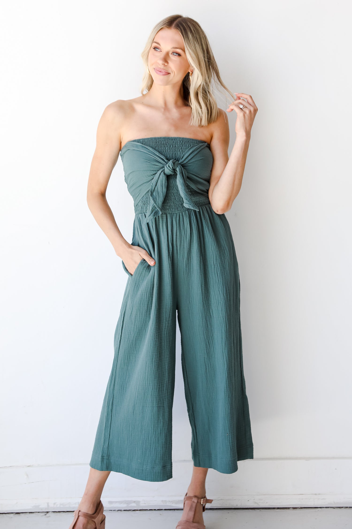 Strapless Jumpsuit