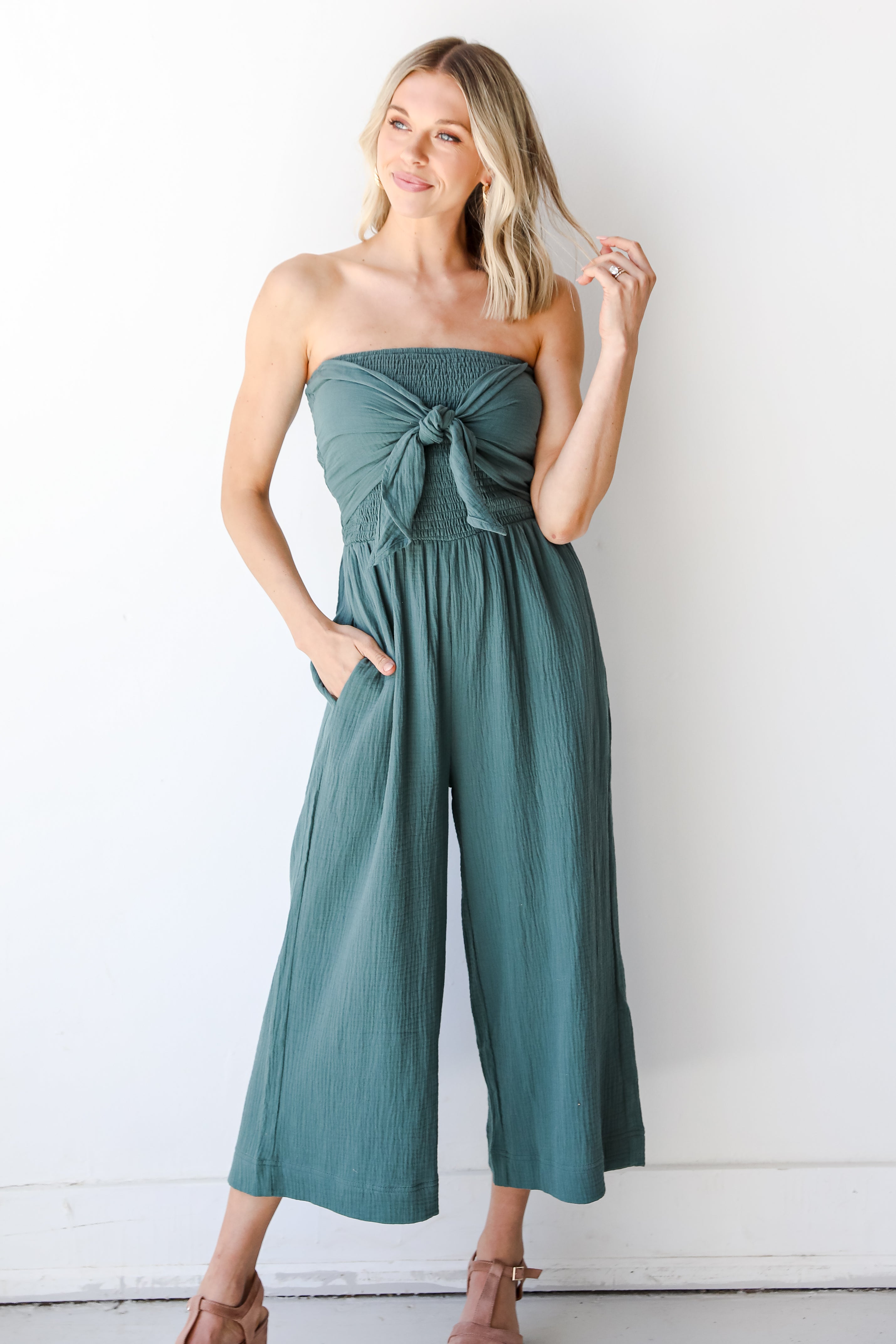 Strapless Jumpsuit