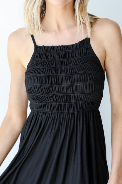 Serene Sunshine Smocked Maxi Dress