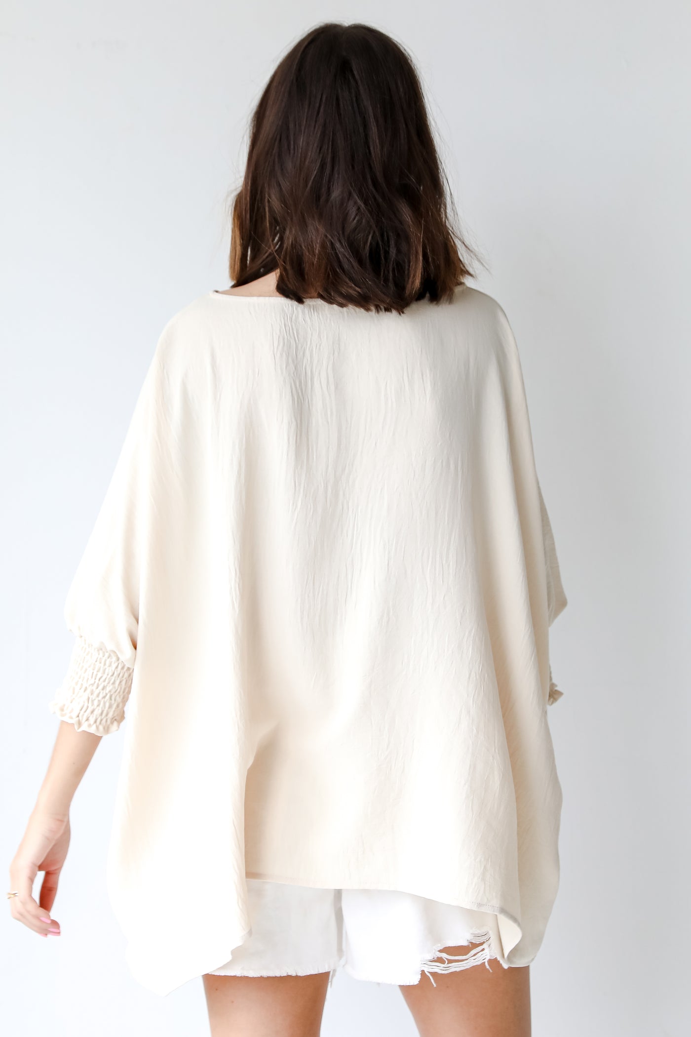 Blouse in natural back view