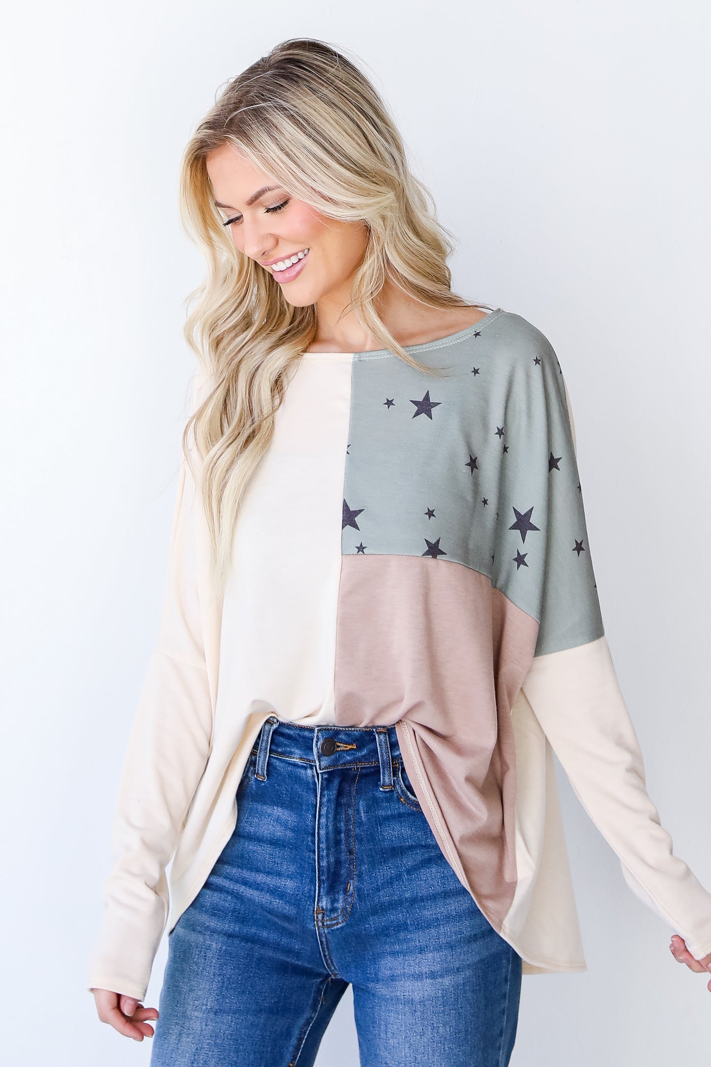 Star Color Block Top from dress up