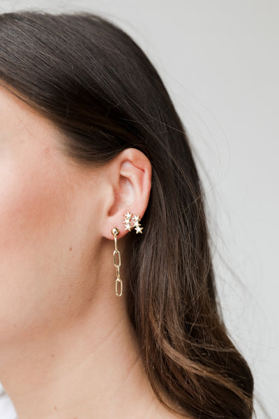 Gold Earring Set