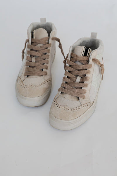 High Top Star Sneakers front view