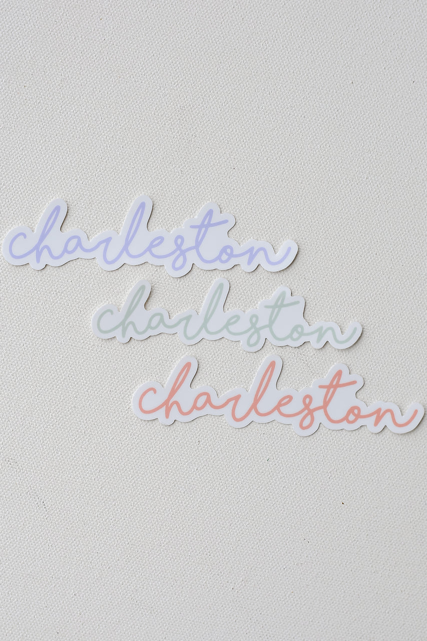 Small Charleston Script Stickers
