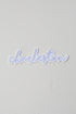 Small Charleston Script Sticker in lavender