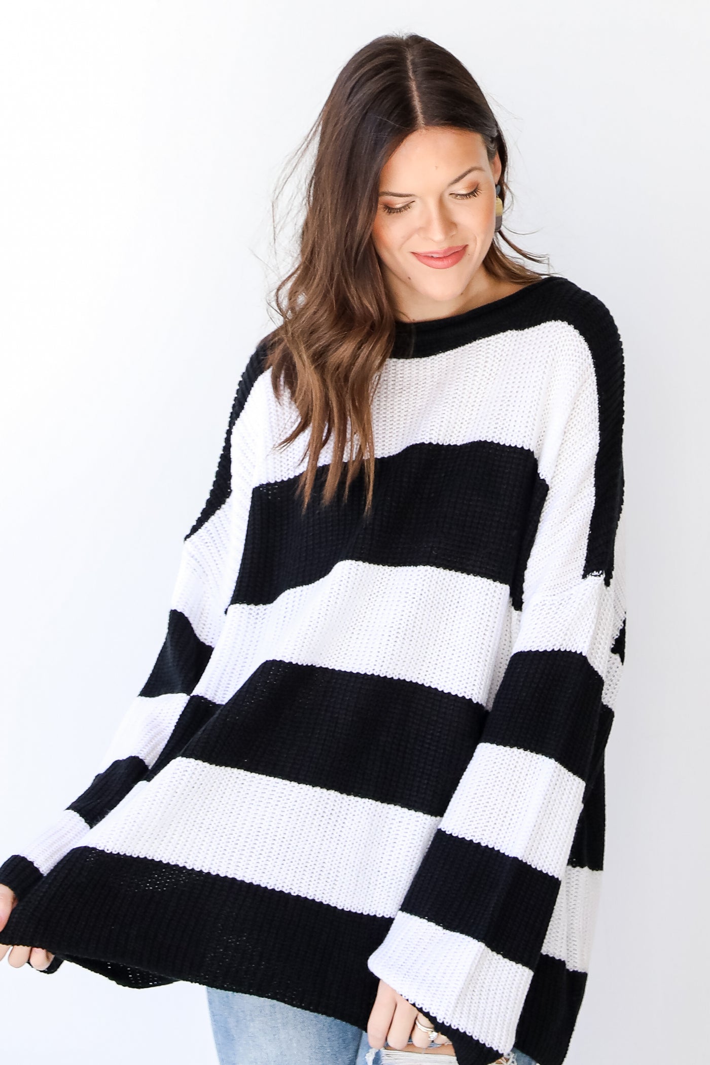 Striped Sweater front view