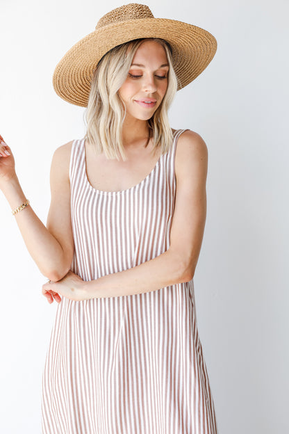 Sweet Surprise Striped Ruffle Maxi Dress