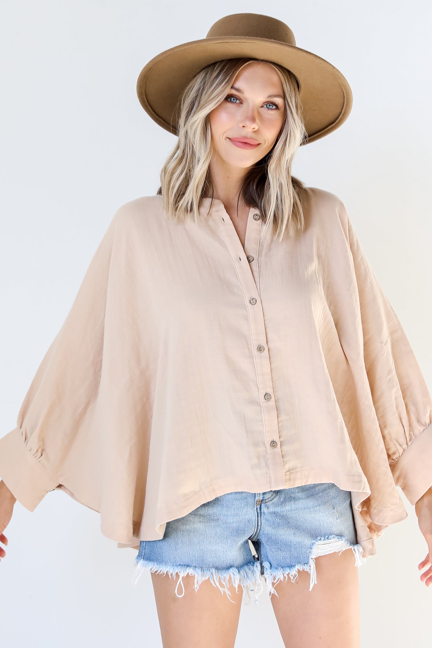 Oversized Blouse front view