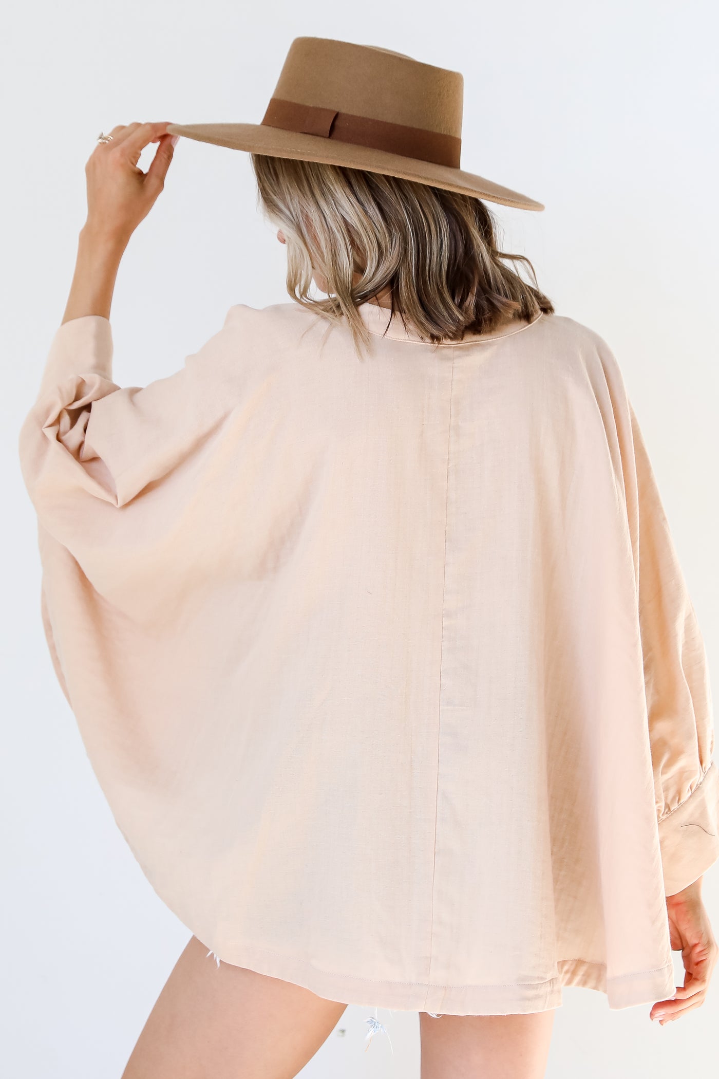Oversized Blouse back view