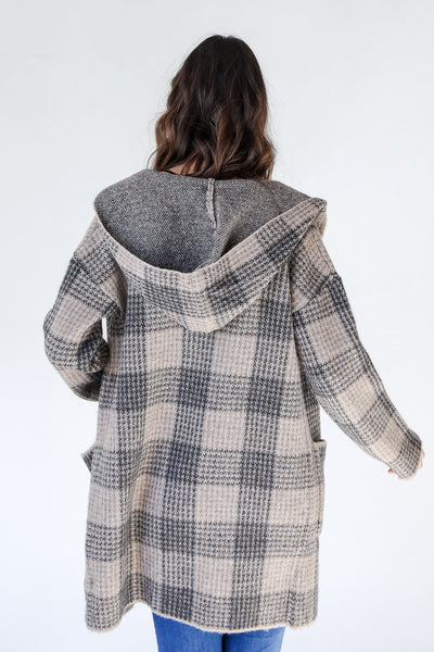 Sweater Coat back view