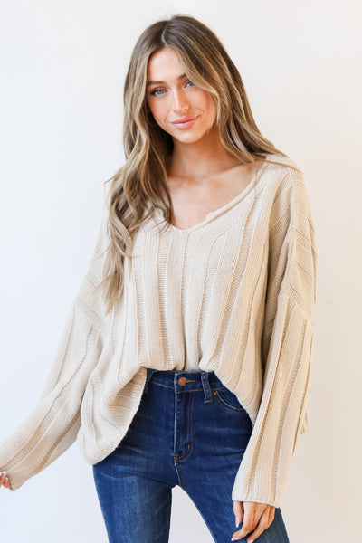 taupe Sweater