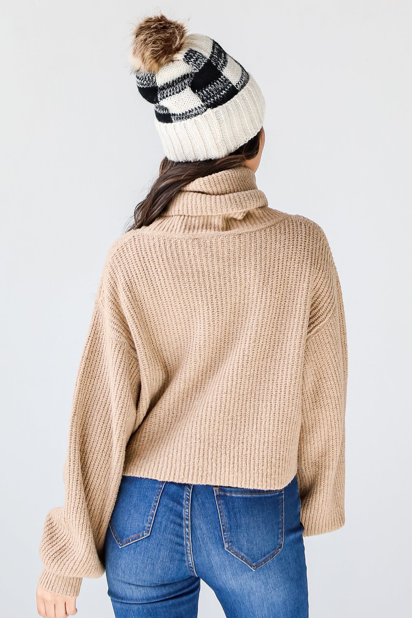 Turtleneck Sweater back view