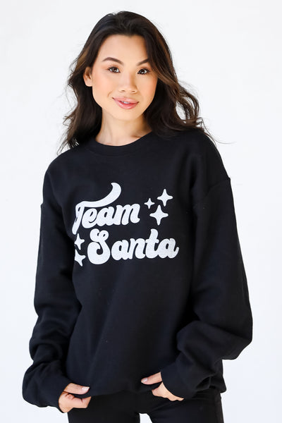 Team Santa Pullover front view