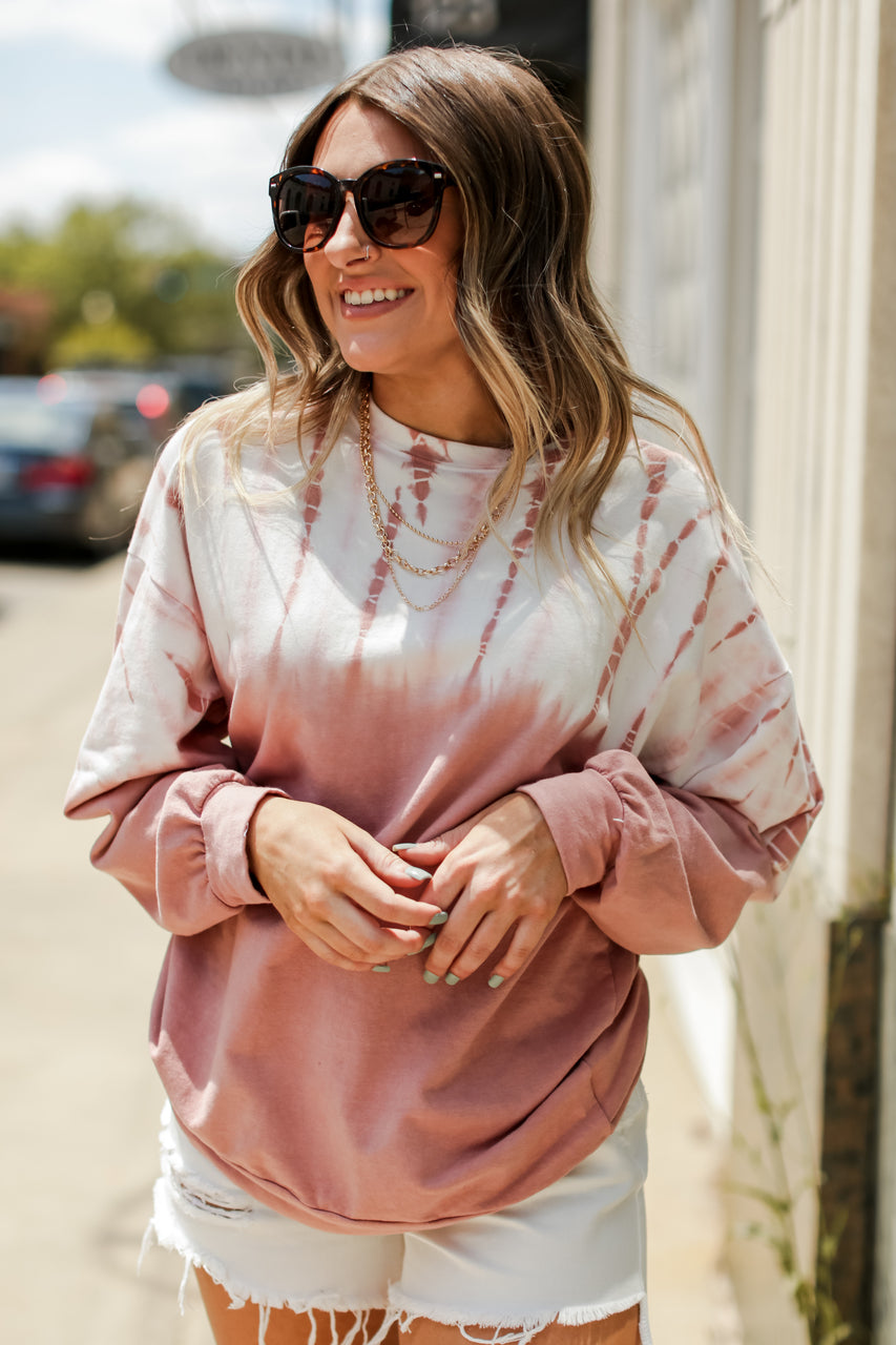 Time to Chill Tie-Dye Pullover