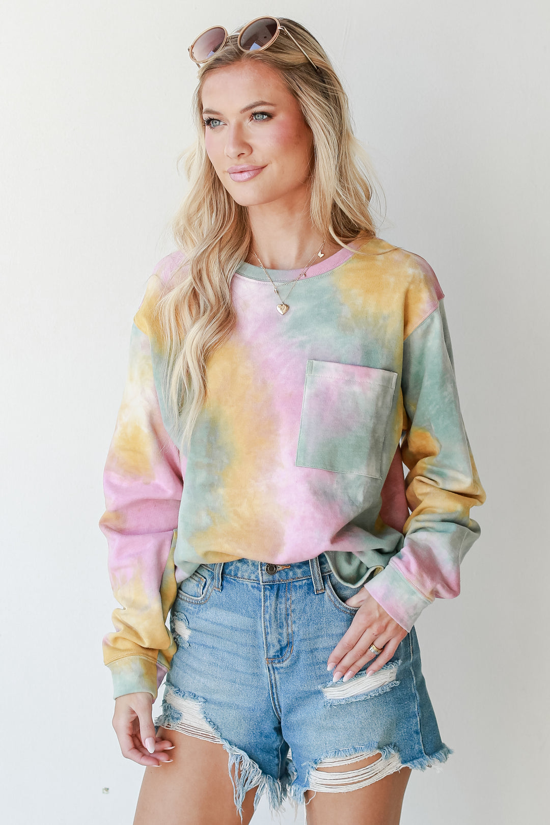 Tie-Dye Pullover front view