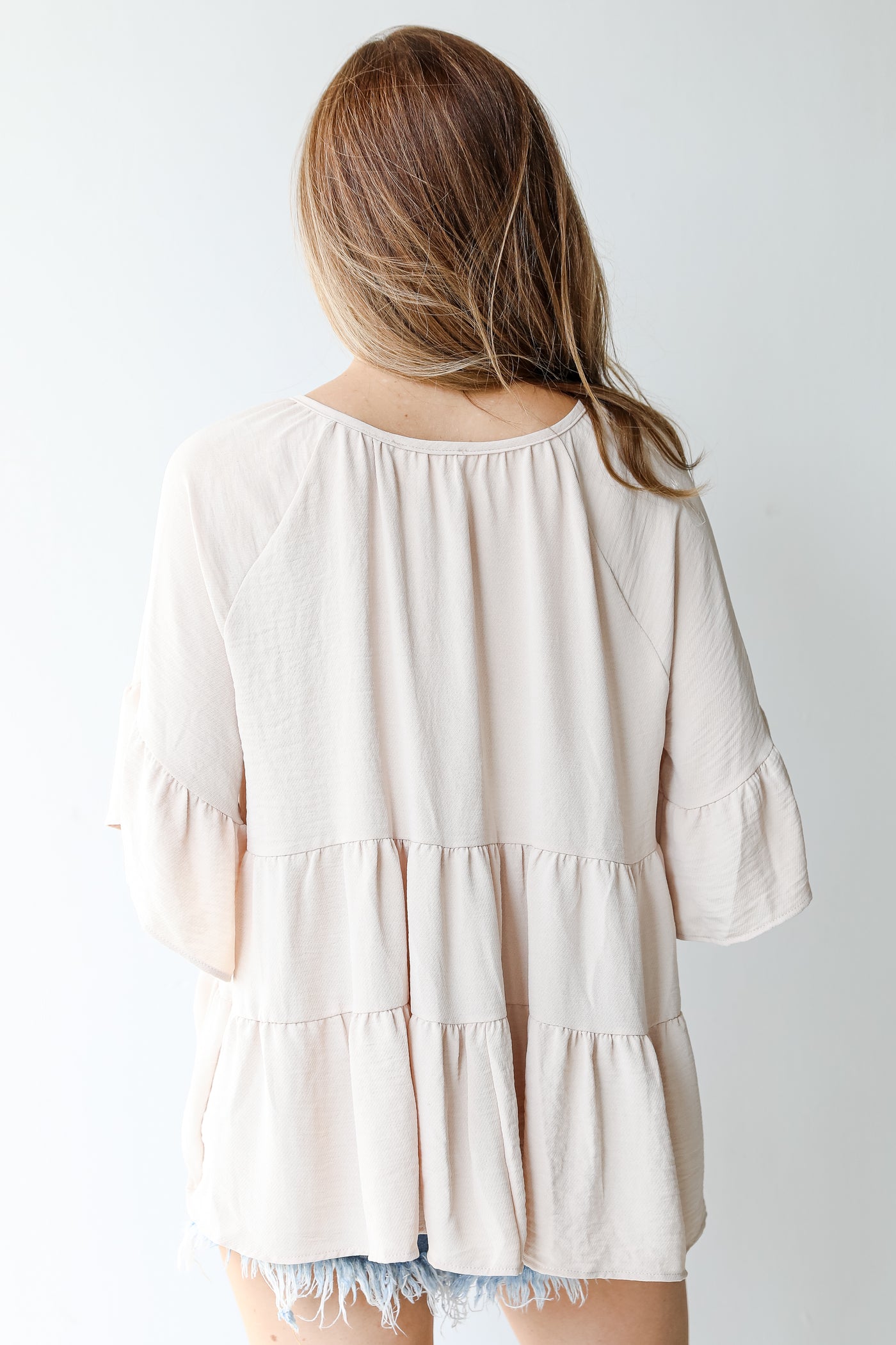 Tiered Blouse back view