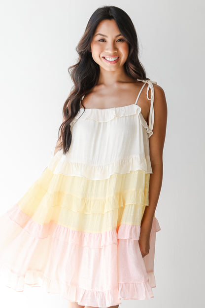 Tiered Mini Dress