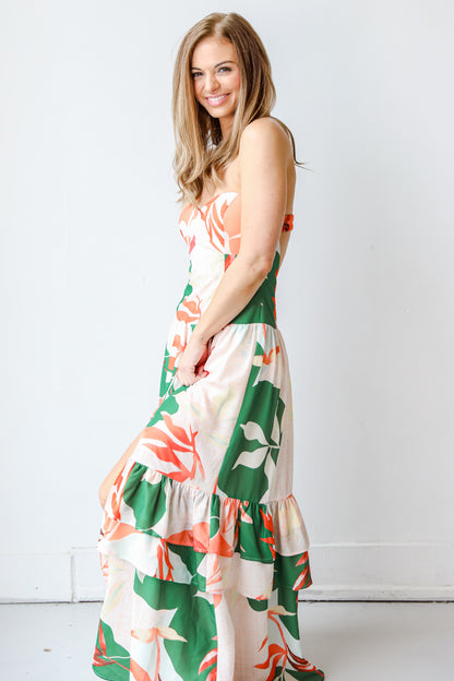 Strapless Maxi Dress side view