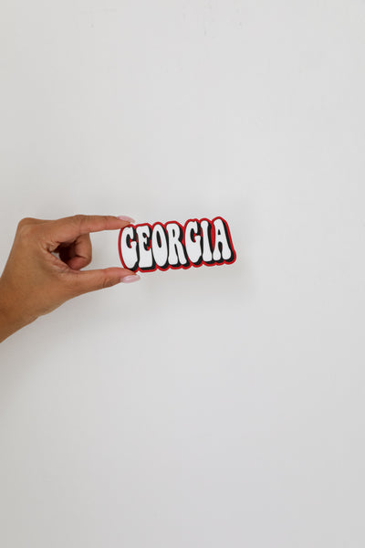 Georgia Sticker close up