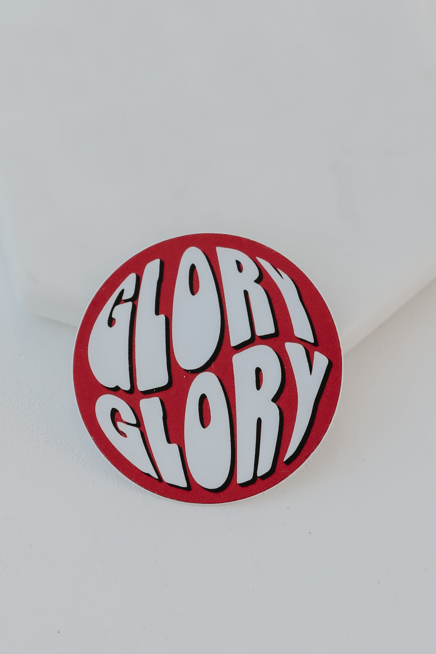 Glory Glory Circle Sticker