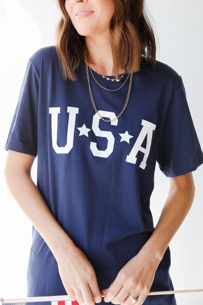 USA Star Graphic Tee from dress up