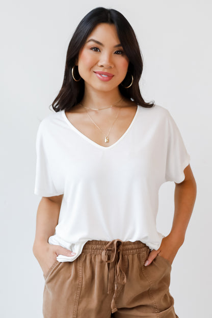 white Everyday Tee