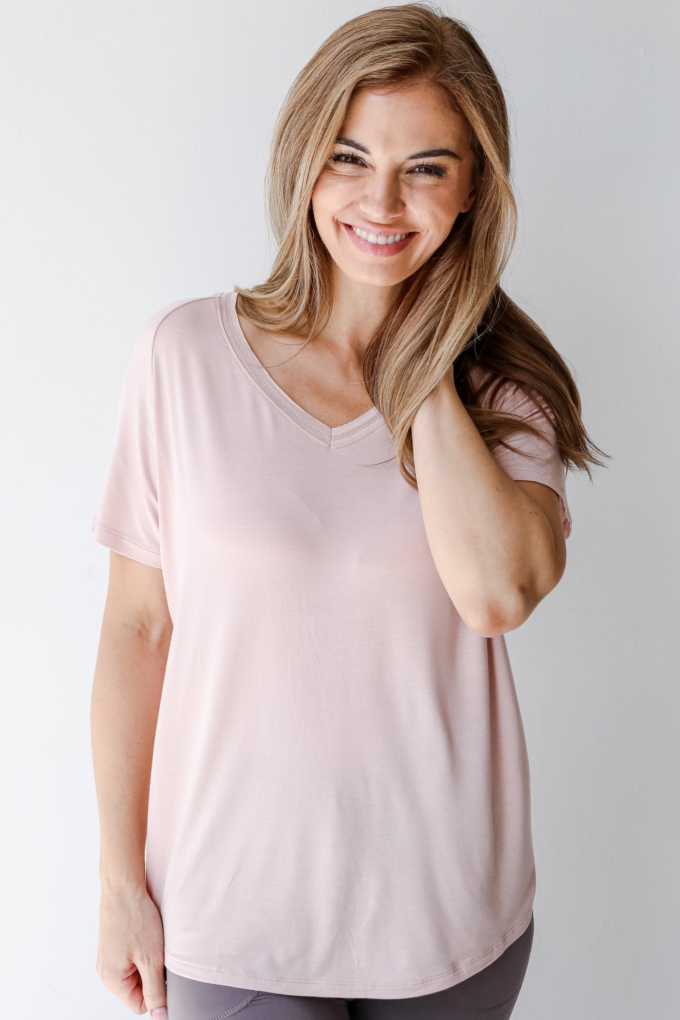 Everyday Tee in blush