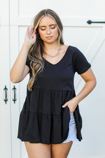 Ansley Tiered Babydoll Top