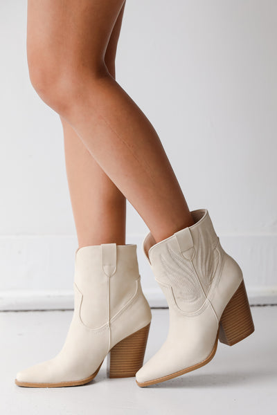 white booties