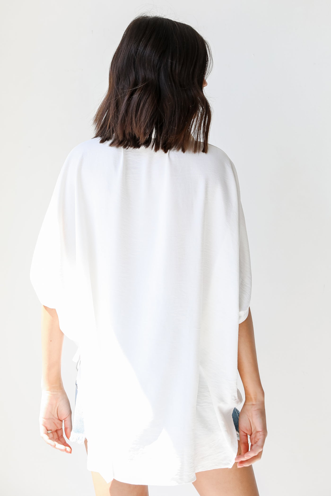 Button-Up Blouse back view