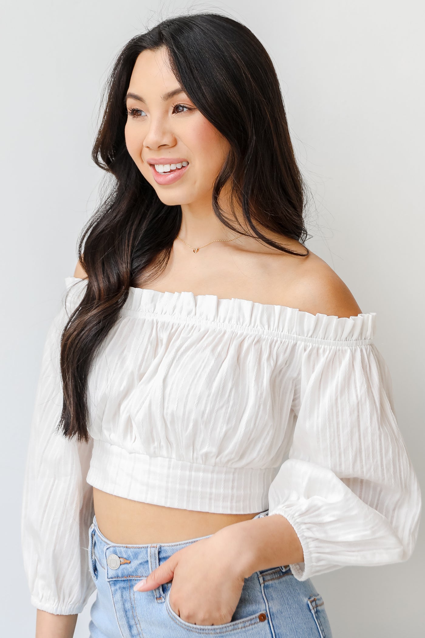 Cropped Blouse side view