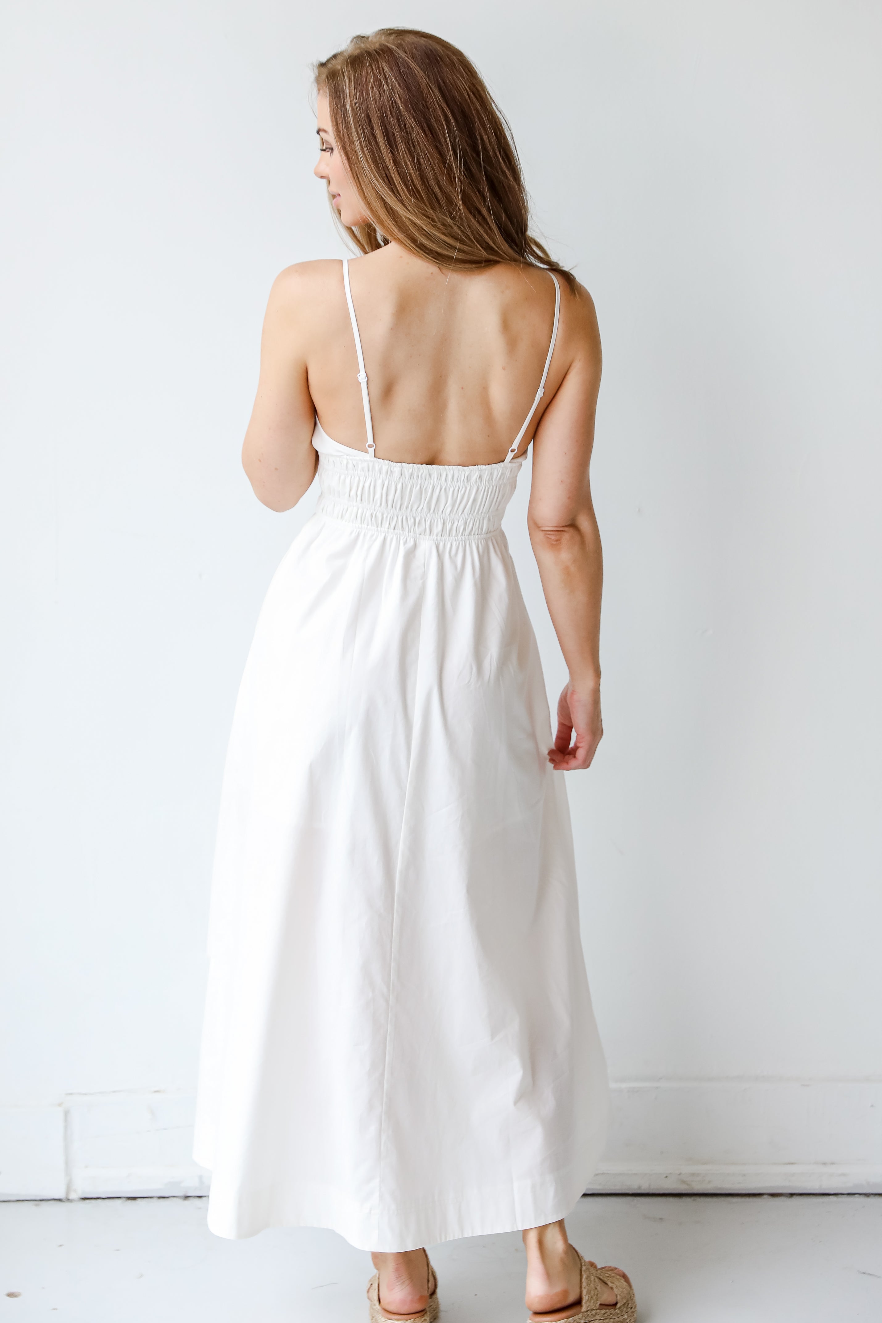 Midi Dress back view