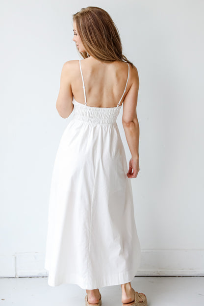 Midi Dress back view