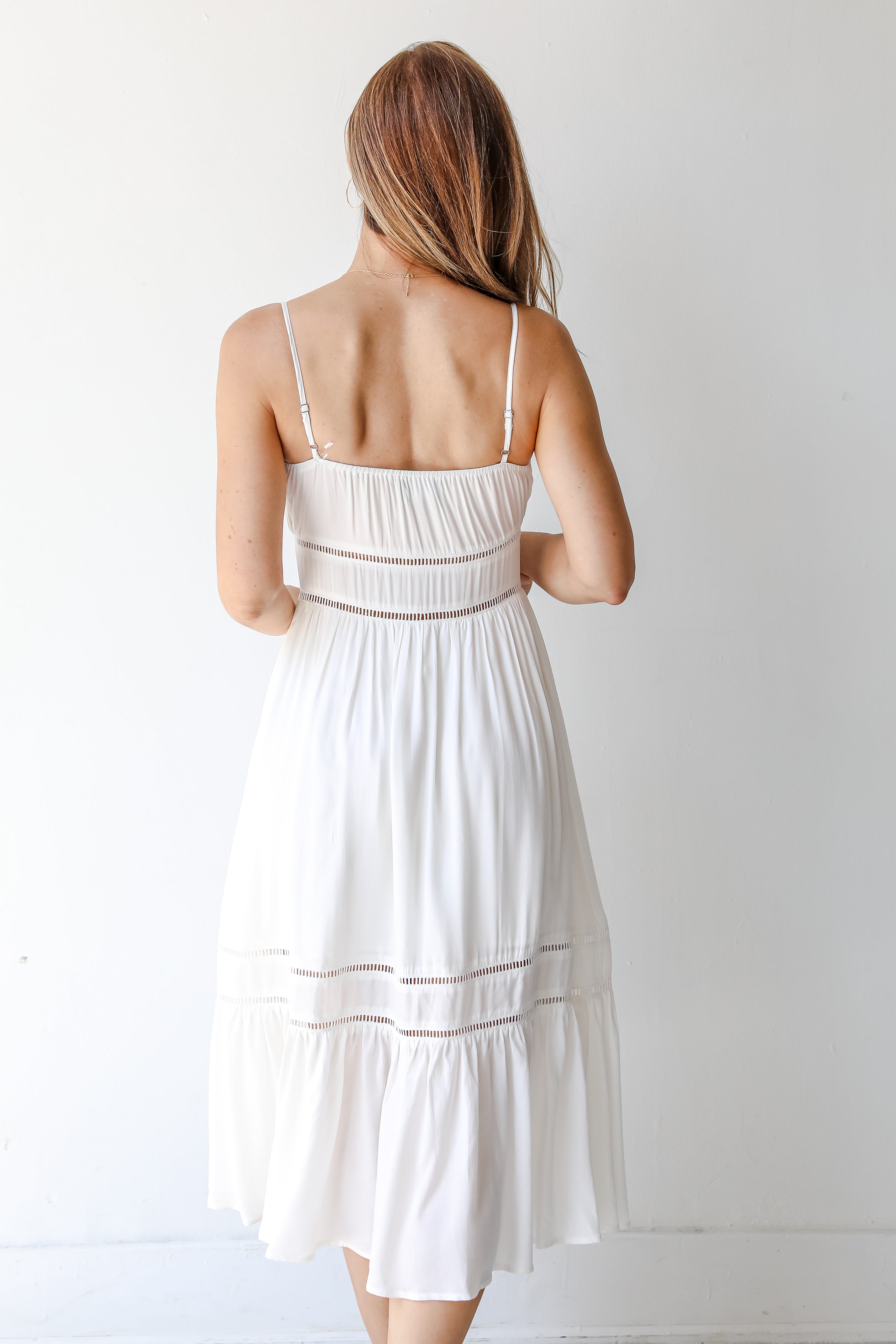 Midi Dress back view