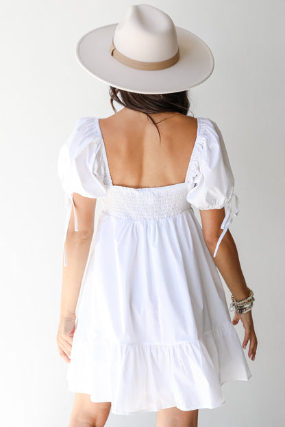 Babydoll Mini Dress back view