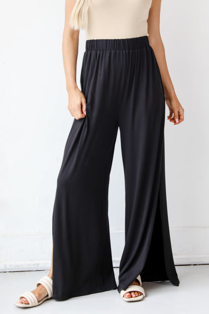 black Wide Leg Pants