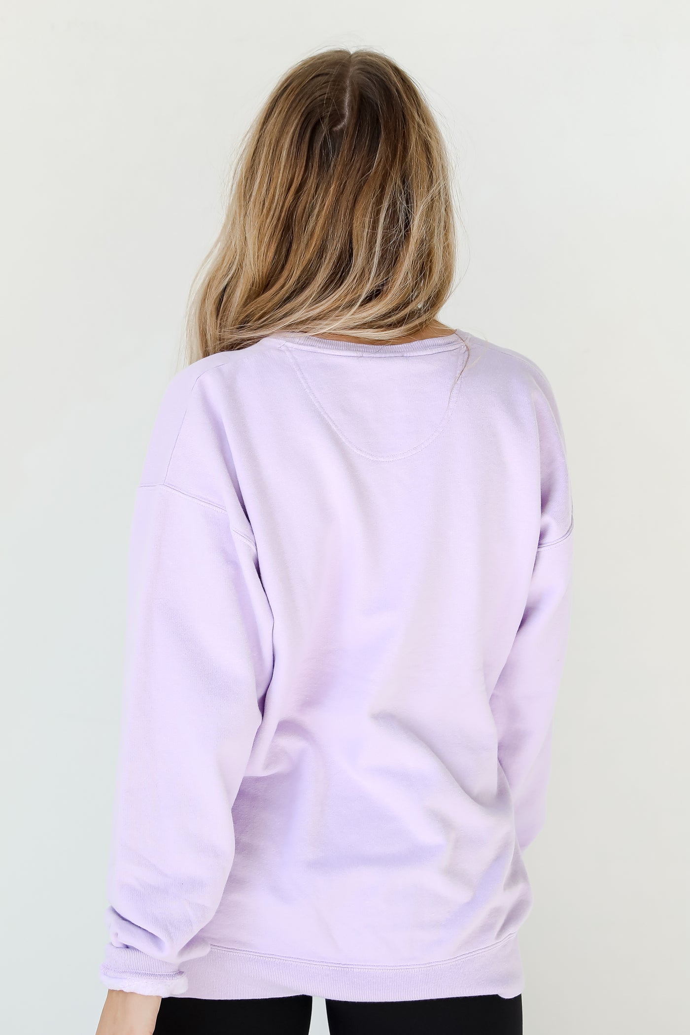 Lavender Woman Of God Pullover back view